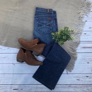 7FAMK bootcut darkwash Jeans 28